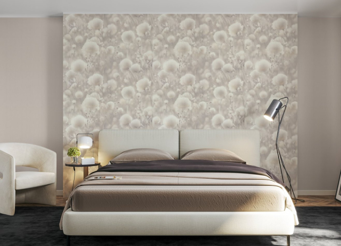 Обои с рисунком вместо фрески