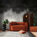 79239-6 Панно AS Creation 159*280, Облачная вуаль черная