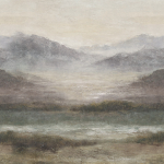 79236-4 Панно AS Creation 159*280, Туманные очертания гор