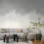 79239-1 Панно AS Creation 159*280, Облачная вуаль серебро